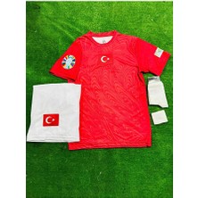 Legent Lady Türkiye Milli Takm 2026 Iç Saha Kırmızı Isimsiz Çocuk Forması 4 Lü Set