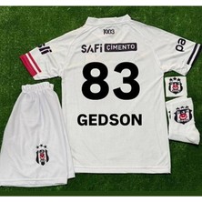 Legent Lady .b.e.ş.i.k.t.a.ş./ 2026 /#gedson Fernandes#/ 83 Deplasman Beyaz Çocuk Forması 4 Lü Set