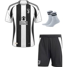 Legent Lady 2024/2025 Yeni Sezon Juventus Kenan Yıldız Futbol Çocuk Forması Çorap Hediyeli