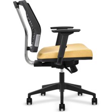 Monarc Ofis Çalışma Sandalyesi Şef Plus Sarı