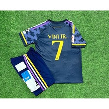 Legent Lady R.e.a.l M.a.d.r.i.d 2023/24 Sezon Vini Jr Deplasman Çocuk Forması 4'lü Set