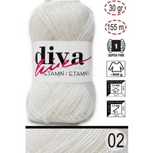 Diva İplik Diva Etamin 02 Beyaz