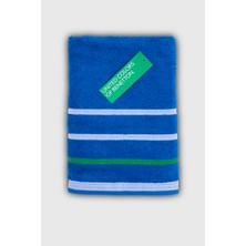 Benetton Home Banyo Havlu El Yüz Vücut Mavi %100 Pamuk 70X140 cm Banyo Havlusu