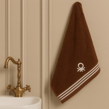 Benetton Home Banyo Havlu El Yüz Vücut Koyu Kahve %100 Pamuk 50X90 cm El Havlusu