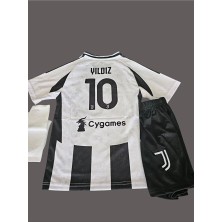 Legent Lady 'juventus-Juve 2024/25 Yeni Sezon Kenan Yıldız 10 Iç Saha Çocuk Forması 3 Lü Set
