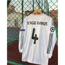 Legent Lady R..m.a.d.r.i.d 2014 Lizbon Şampiyonlar Ligi Sergio Ramos Forması (Uzun-Kol)