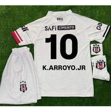 Legent Lady Siyah/beyaz 2026 ./kenny Arroyo Jr./..' 10 Yeni Sezon Deplasman Beyaz Çocuk Forması 4lü Set