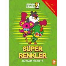 ChenSeaKTB Süper 1 Takım Süper Renkler Boyama Kitabı - 4