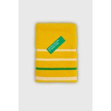 Benetton Home Banyo Havlu El Yüz Vücut Sarı %100 Pamuk 70X140 cm Banyo Havlusu
