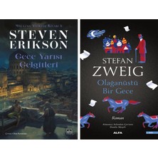 Alfa Yayınları Gece Yarısı Gelgitleri / Malazan Yitikler Kitabı 5 (Ciltli) + Olağanüstü Bir Gece