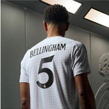 Legent Lady Real Madrid 2024/25 Sezonu #5 Jude Bellingham Iç Saha Forması Beyaz
