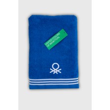 Benetton Home Banyo Havlu El Yüz Vücut Mavi %100 Pamuk 70X140 cm Banyo Havlusu