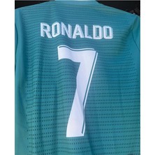 Legent Lady Kısa Kollu Mavi Ronaldo Yetişkin Futbol Forması