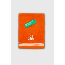 Benetton Home Banyo Havlu El Yüz Vücut Turuncu %100 Pamuk 50X90 cm El Havlusu