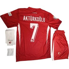 Legent Lady Milli Takım Kerem Aktürkoğlu 4 Lü Çocuk Futbol Forması Çorap Bileklik Hediyeli