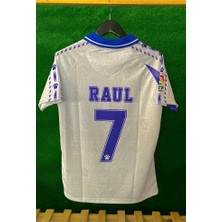 Legent Lady Raul R.madrid Efsane Retro Futbol Forması Nefes Alabilen Polyester Kumaş Halısaha Forması
