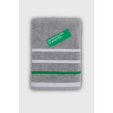Benetton Home Banyo Havlu El Yüz Vücut Gri %100 Pamuk 50X90 cm El Havlusu