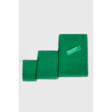 Benetton Home Banyo Havlu El Yüz Vücut Yeşil 3 Lü Set 70X140 cm 50X90 cm 30X50 cm %100 Pamuk