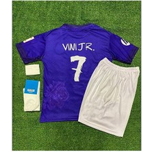 Legent Lady R.madrid 2023/24 Yeni Sezon Y-3 Vini Jr. Özel Konsept Çocuk Forması 4'lü