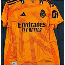 Legent Lady Real Madrid 2025 Yeni Sezon Deplasman Turuncu Yetişkin Forma