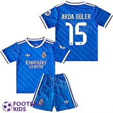 Legent Lady Real/madrid 2025/26 Arda/güler //15 Alternatif 3. Mavi Çocuk Forması 4 Lü Set