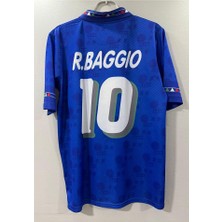 Legent Lady Nostalji Italya 1994 Dünya Kupası Roberto Baggio Final Maç Forması