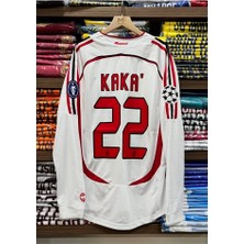 Legent Lady Ac.milan 2007 Kaka Efsane Nostalji Deplasman Beyaz Uzun Kollu Yetişkin Forması
