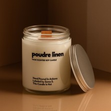 Basement : Poudre Linen : Cam Kavanozda Kokulu %100 Soya Mum (Ihlamur, Portakal, Paçuli)