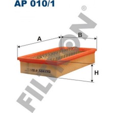 Filtron Mtxdpn Hava Filtresi Mercedes-Benz Mercedes 200, 220, E (W/R/C/S124)