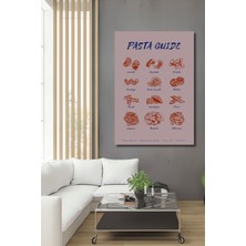 Teona Ahşap Lezzetli Makarna Rehberi Ahşap Mdf Dekoratif Ev/işyeri Duvar Tablo Dikdörtgen Ev/işyeri Duvar Tablo