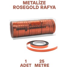 Metalize Parlak Rafya 25 Metre Balon Bağlama Ipi