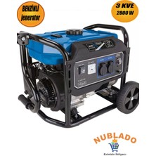 Nublado Benzinli Jenerator 3,5 Kw 2800 Watt SG3200X Ev Iş Kamp Orman Elektrik Jeneratör