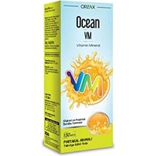 Storemax Ocean Vm Vitamin Mineral Portakal Aromalı Şurup 150 ml