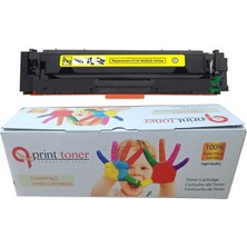 Qprint Canon CRG-055 Muadil Toner Sarı LBP653 LBP662 LBP663 LBP664 MF741 MF742 MF743 MF744 MF745