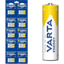 1.5 Volt Alkalin Aa Kalem Pil 2'li Yırtmalı (20'li Kartela Paket)