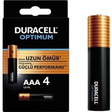 Optimum 1.5 Volt Alkalin Aaa 4’lü Ince Kalem Pil MX2400