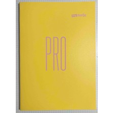 Mynote Pro A4 80 Yaprak Çizgili Pp Kapak Dikişli Defter Pastel Sarı