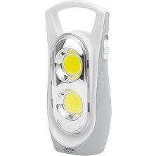 Lontor CTL-EL158 Iki Kademeli 2 Cob Led'li Şarjlı Işıldak Fener