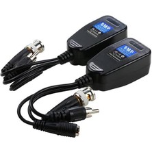 Bnc To RJ45 Video Balun - Power - Audio Konnektör PM-3899PVA