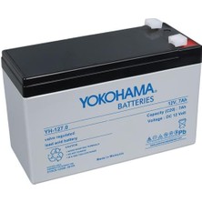 Yokohama YH-127.0 12 Volt 7 Amper Akü (150X65X90 Mm)