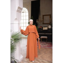 Nissra Ankanoor Kiremit Taşlı Yarasa Kol Abiye ANKA255066