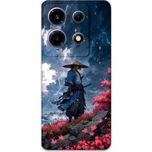 Gramaphone Infinix Note 30 Vıp Uyumlu Samuray Desenli Telefon Kılıfı + Ekran Koruyucu - 5825