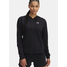 Under Armour 6005511-001-UA Rival Terry Hoodie Siyah Kapüşon Yaka Normal Düz Kadın Sweatshırt