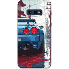 Gramaphone Galaxy S10E Uyumlu Araba Desenli Telefon Kılıfı + Ekran Koruyucu - 5761