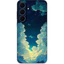 Gramaphone Galaxy S25 Fe Uyumlu Uzay Desenli Telefon Kılıfı + Ekran Koruyucu - 5868