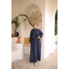 Nissra Ankanoor Keten Ceket Elbise Takım ANKA255091