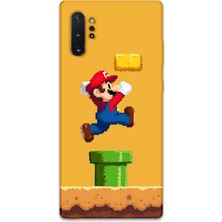 Gramaphone Galaxy Note 10 Plus Uyumlu Mario Desenli Telefon Kılıfı + Ekran Koruyucu - 5941