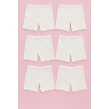 Mini Kanka Kız Çocuk Tokalı Çizgili Peluş Bolero  3-15 Yaş