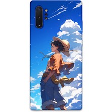 Gramaphone Galaxy Note 10 Plus Uyumlu Anime Desenli Telefon Kılıfı + Ekran Koruyucu - 5889