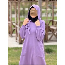 Nissra Ankanoor Kapüşonlu Sweat Elbise ANKA252007